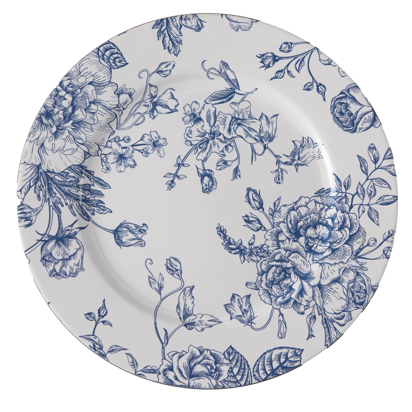 Blue French Toile Chargers