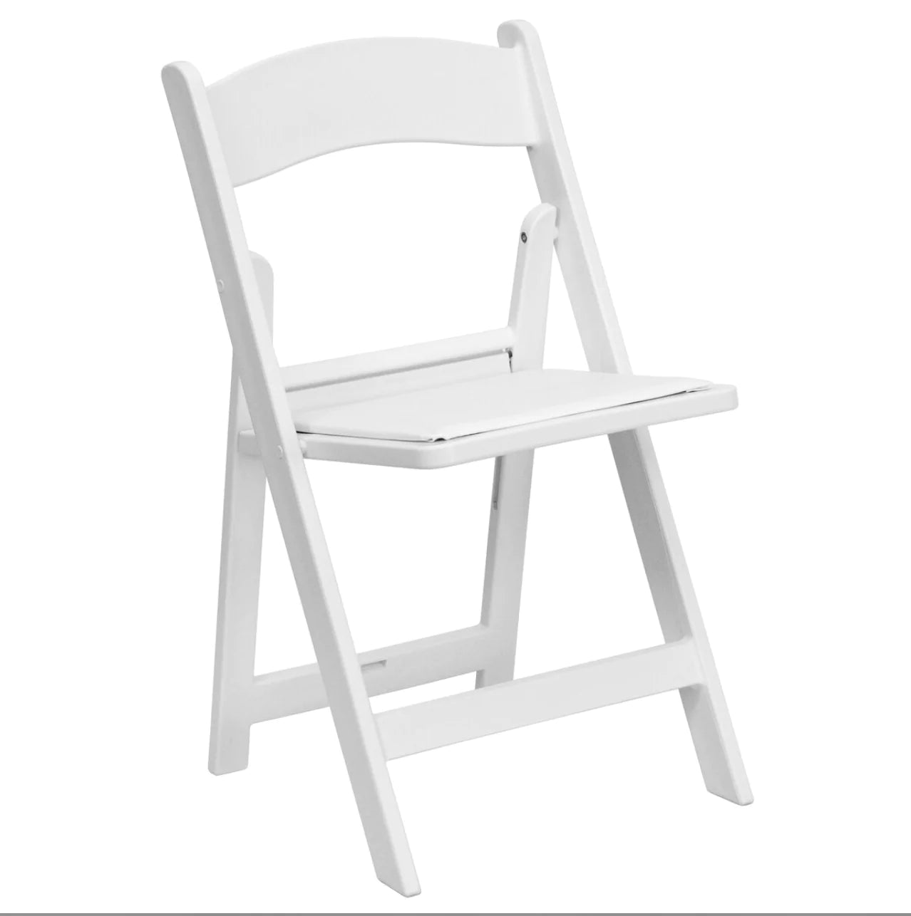 Kids White Padded Resin Chair