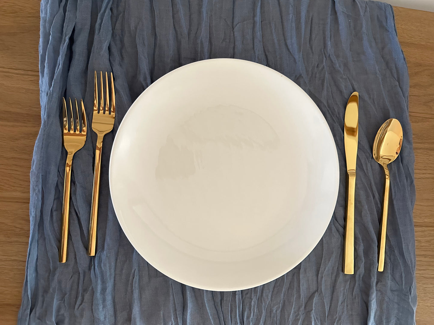 Gold Stainless Steel Dinner Fork