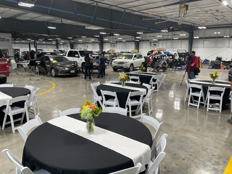 White Padded Resin Chair