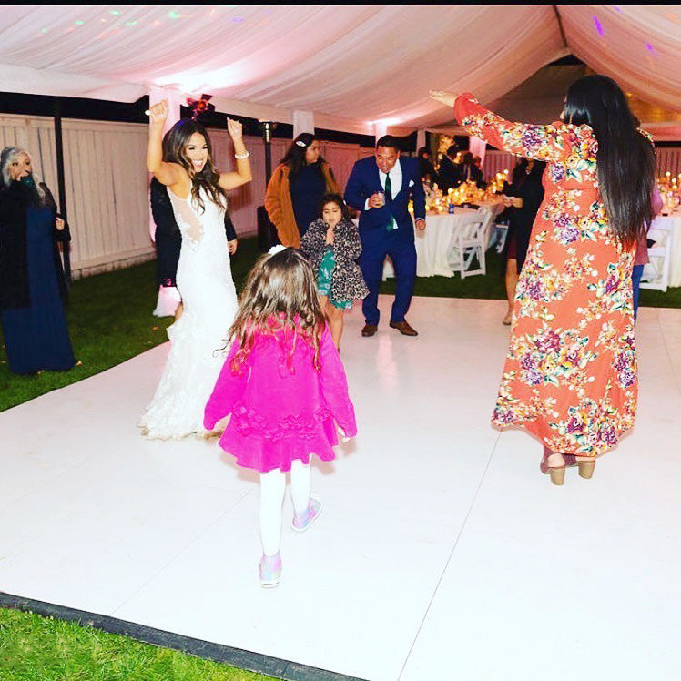 12' x 12' White Dance Floor