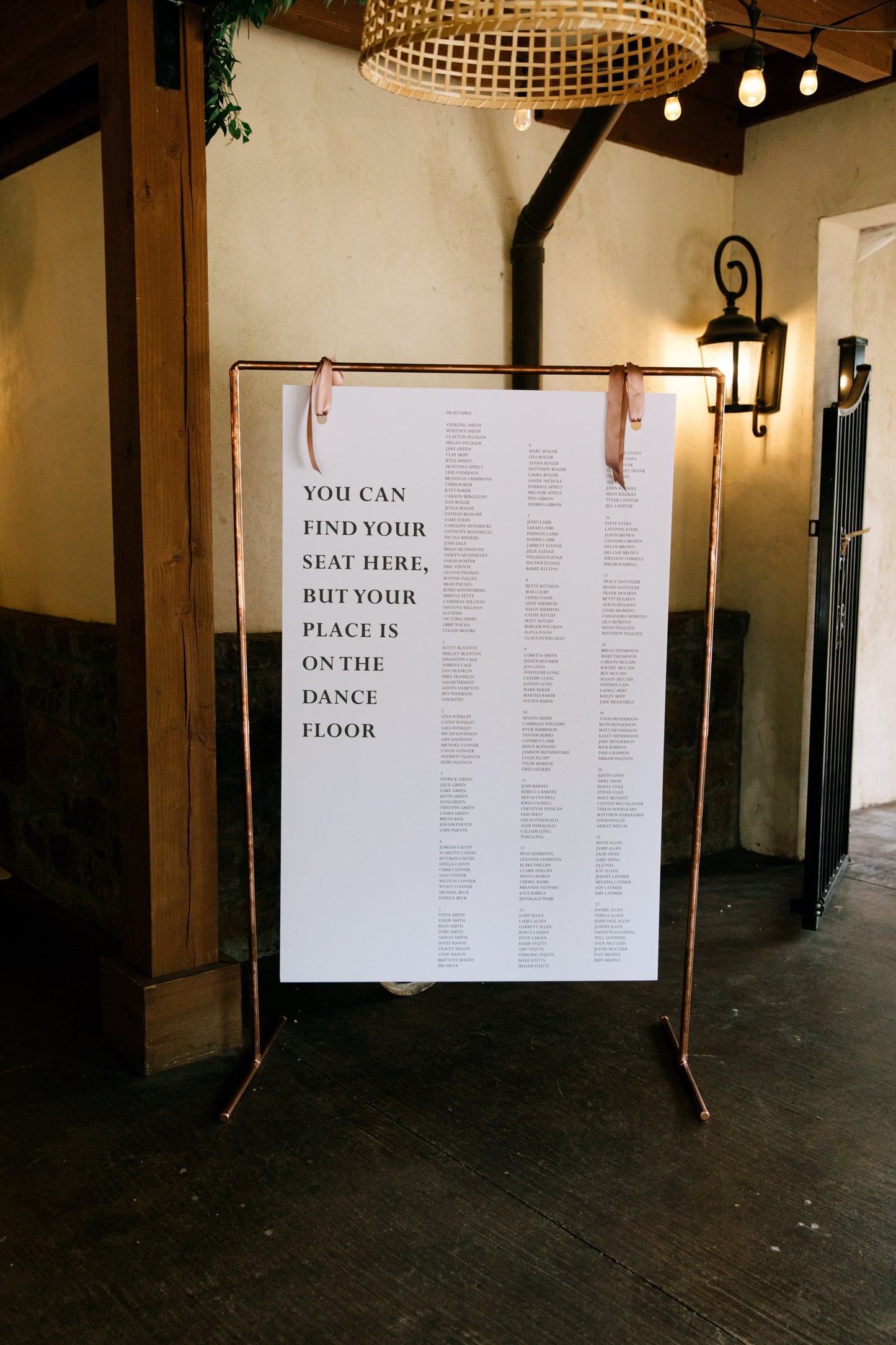 Copper Sign Stand-Large