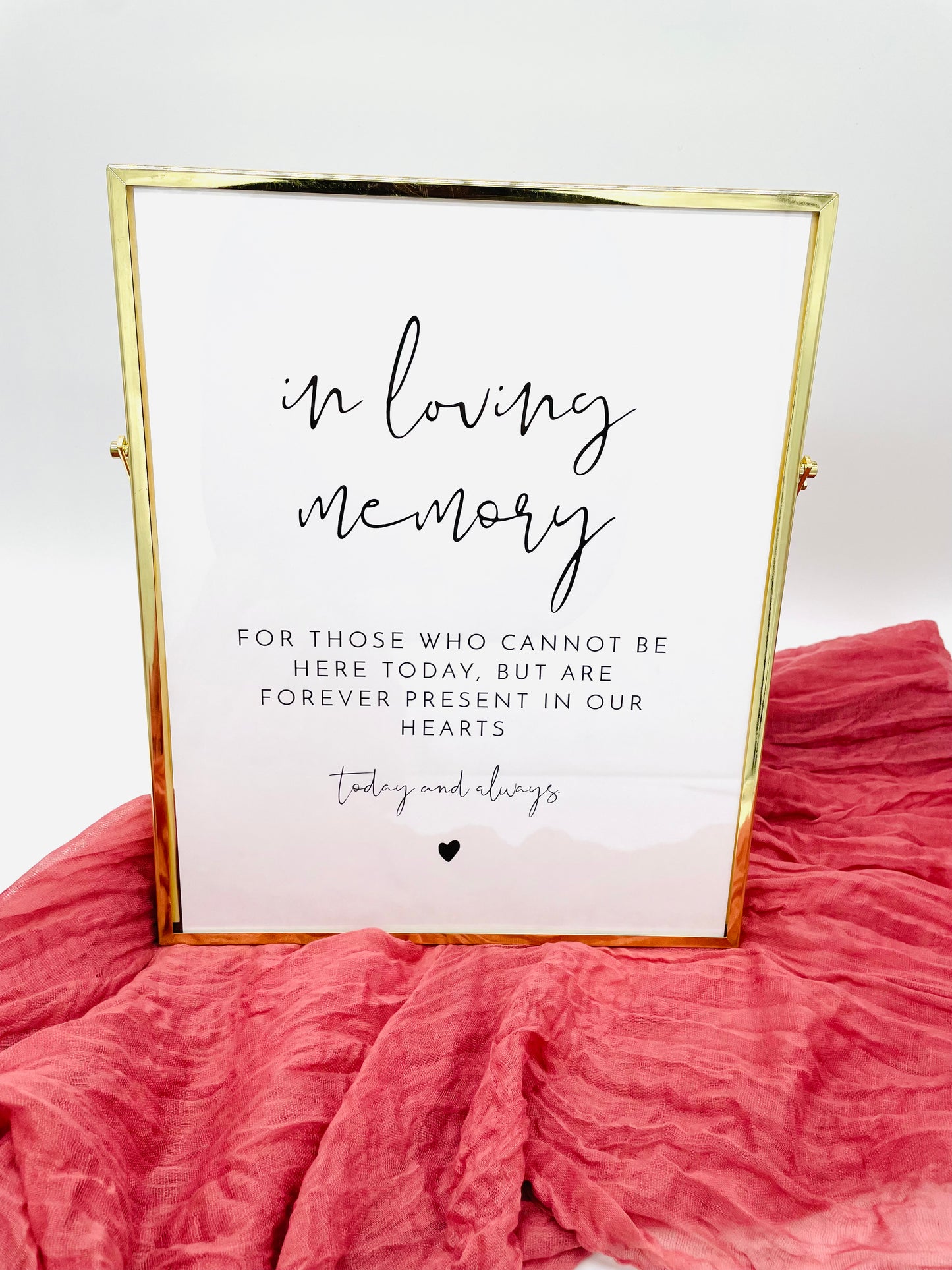 In Loving Memory Sign