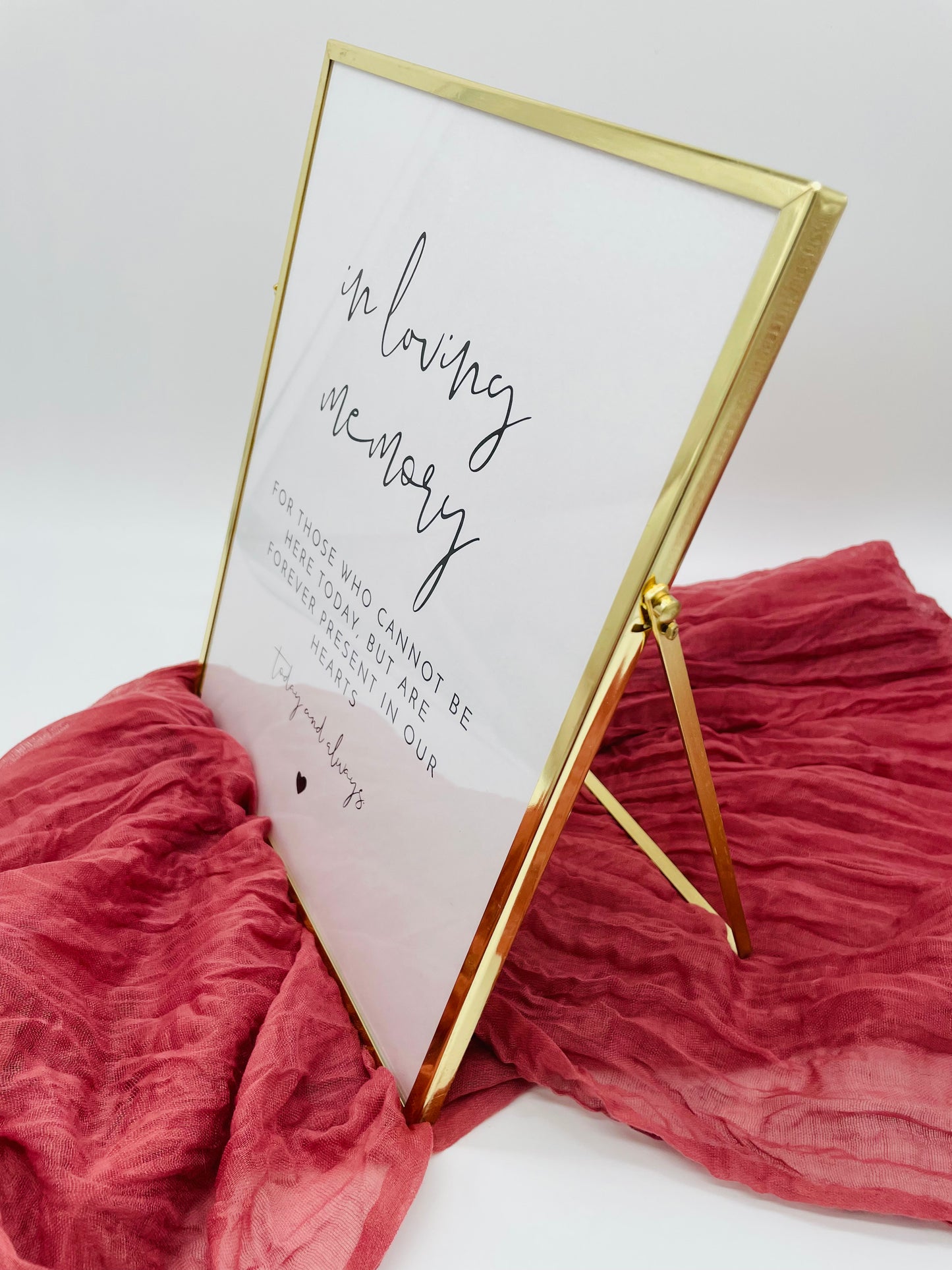 In Loving Memory Sign