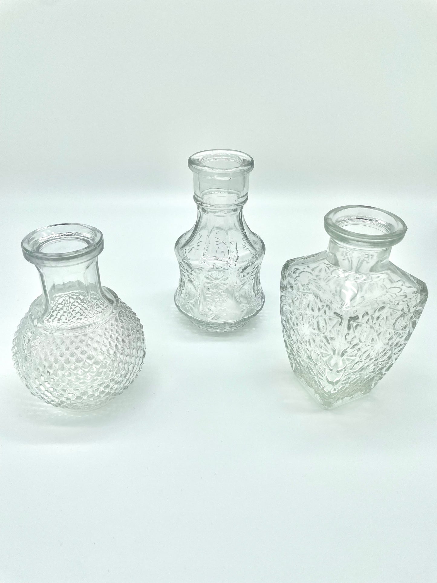 Bud Vases - Assorted Etched