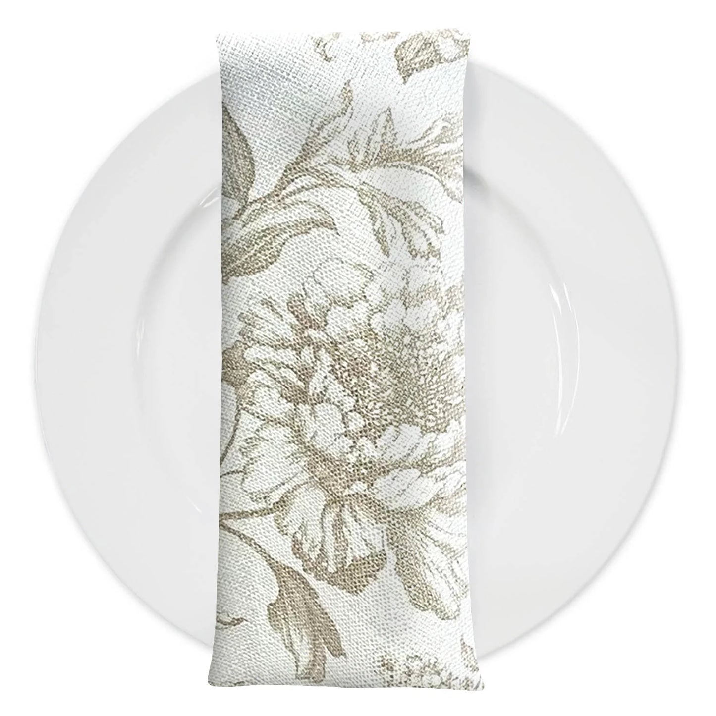 Napkins - Taupe Bloom