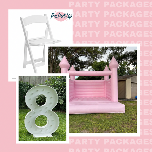 Tickled Pink Bounce House - PARTY PACKAGE