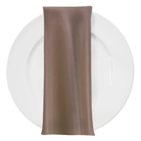 Napkins - Taupe Satin