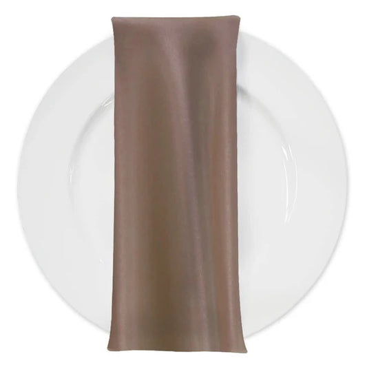 Napkins - Taupe Satin