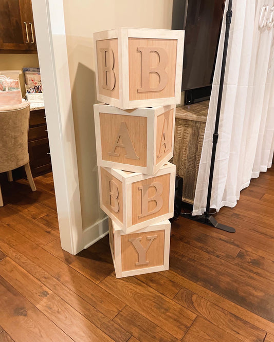 BABY Wooden Block Letters