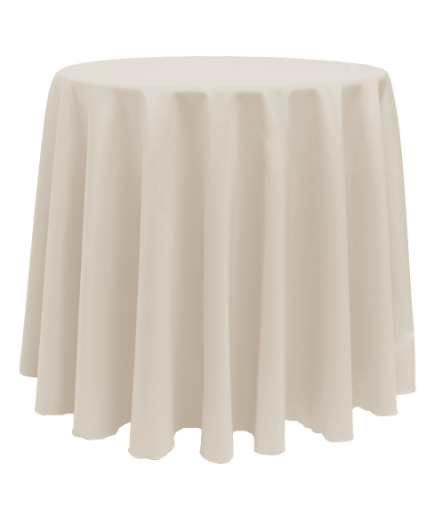 Table Cloths - Ivory - Rectangle & Round