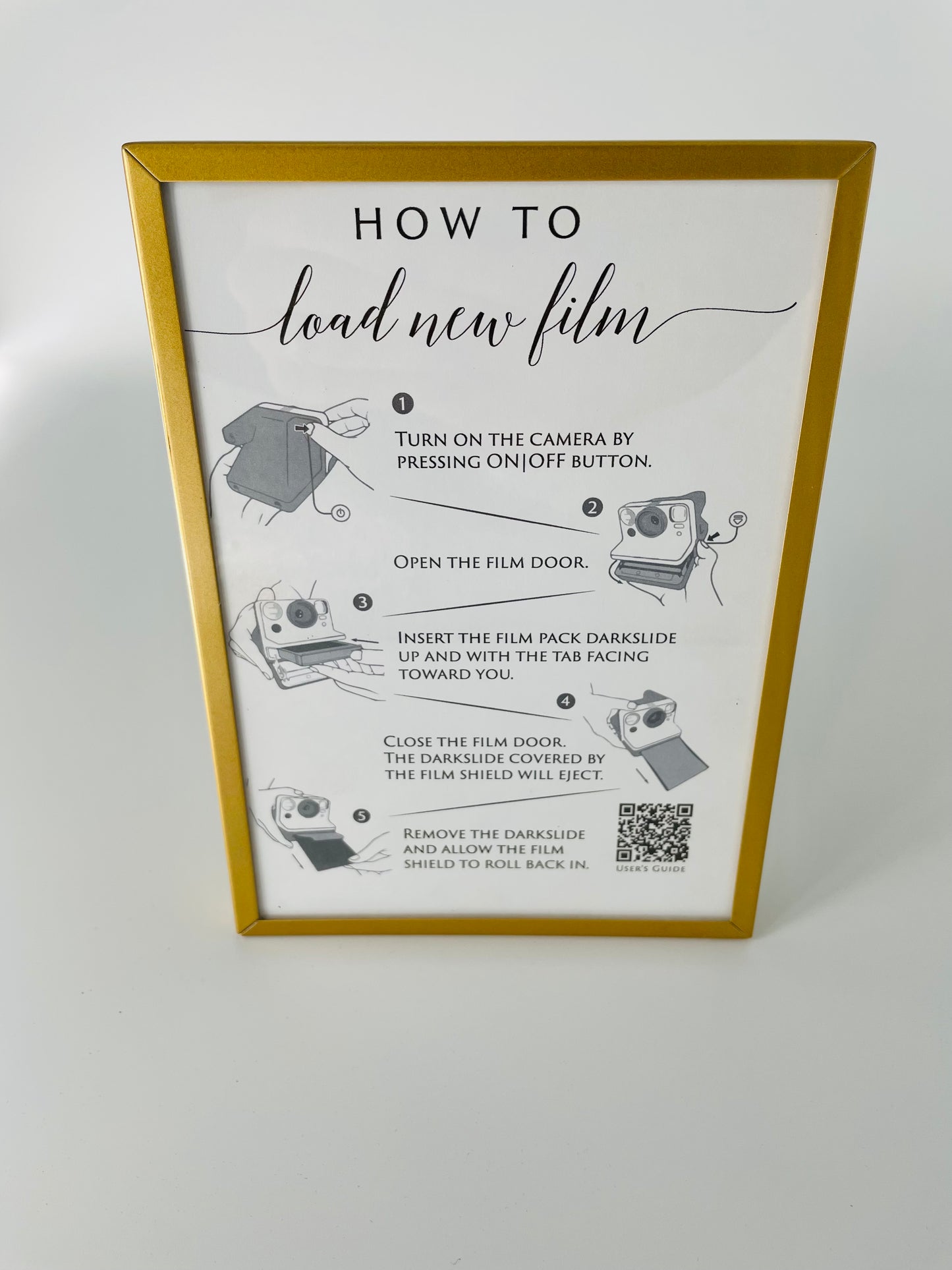 Photo Guestbook sign - New Film