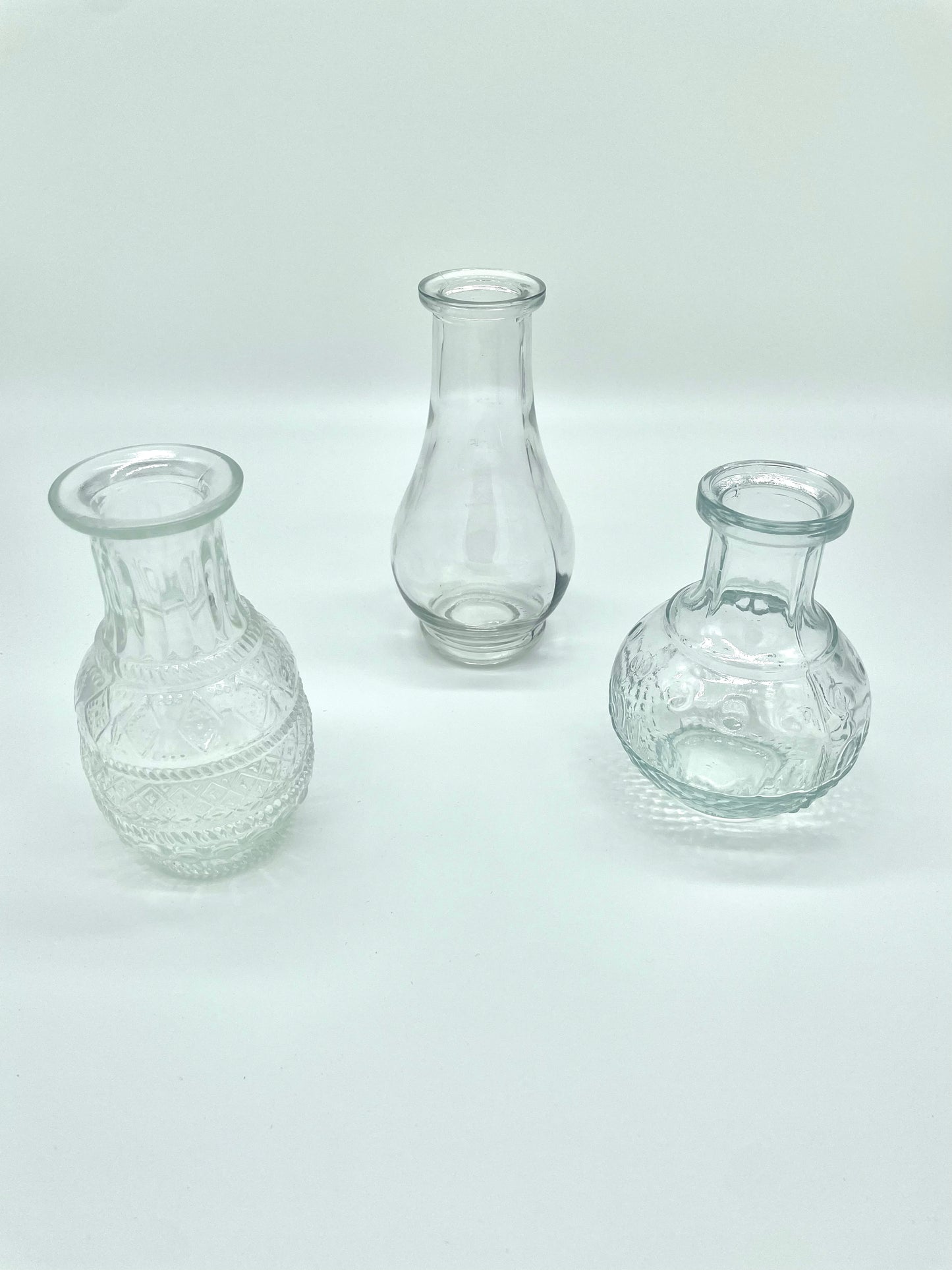 Bud Vases - Assorted Etched